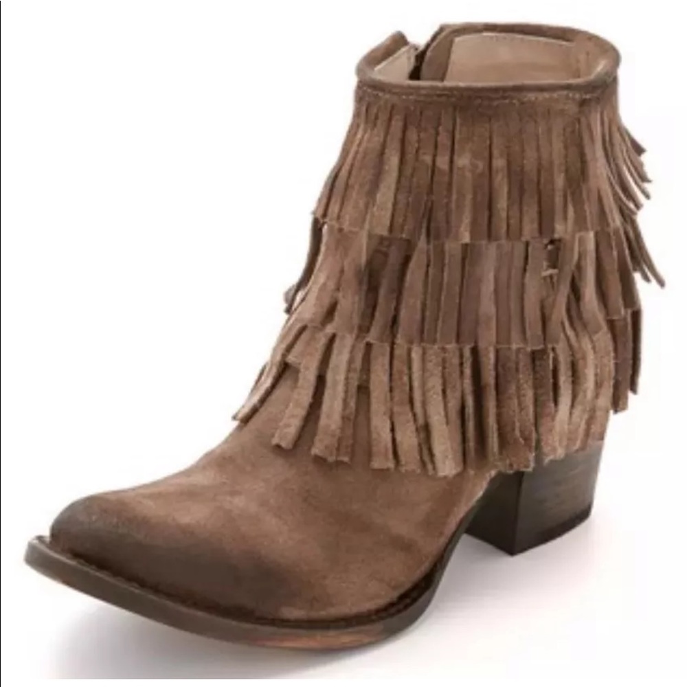 FREEBIRD BY STEVEN BELLE FRINGE SUEDE MOCCASIN
